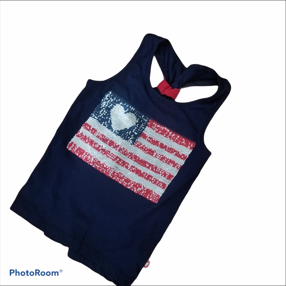 Maggie & Zoe Americana Sequin Racerback 5/6